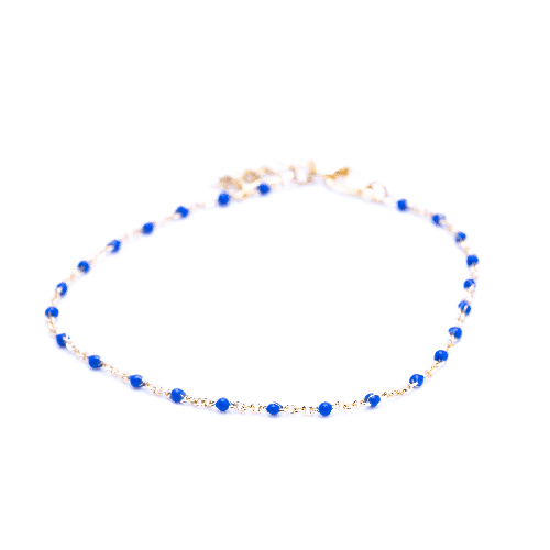 Bracelet olwen bleu marine or